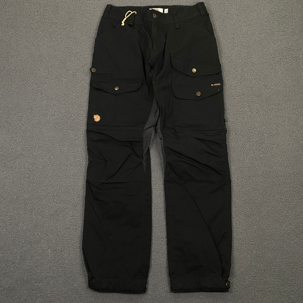 Fjallraven Vidda Pro Ventilated Trousers Men 30-31 Black G-1000 Hiking Pants